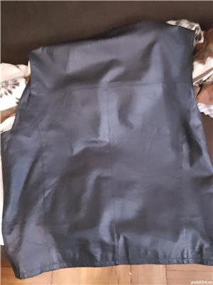 Vesta piele mare italiana