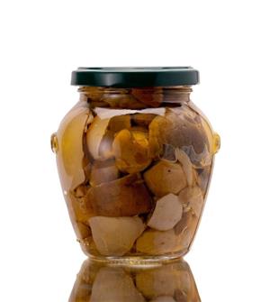 hribi jumatati in ulei de măsline 