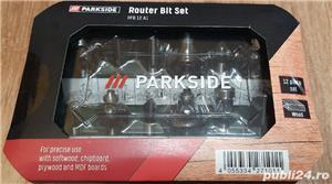  Trusa freze 12 piese diferite Parkside, Nou! - imagine 3