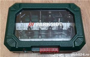  Trusa freze 12 piese diferite Parkside, Nou! - imagine 4