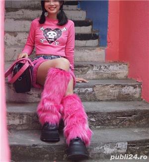 Jambieri fashion dama blana ecologica jambiere femei - imagine 10