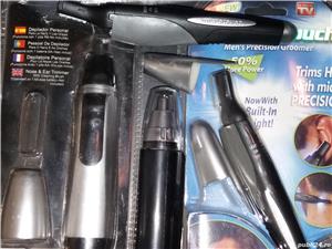 Aparat masina tuns ras, trimmer cu lumina functioneaza cu o baterie sau acumulator tip AAA. Pret 12  - imagine 4