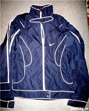 Bluza geaca trening Adidas gri, material tercot, 2 buzunare cu fermoare, lungime 70 cm, latime 55 cm - imagine 9