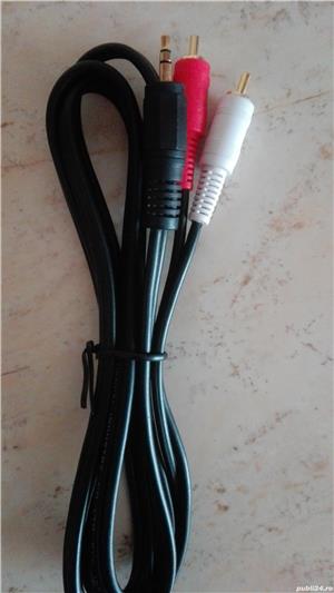 Cablu linie audio stereo 2.50 m, jack 3.5 (tata) (stereo)   RCA (tata) - imagine 5