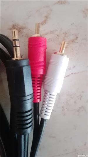 Cablu linie audio stereo 2.50 m, jack 3.5 (tata) (stereo)   RCA (tata)