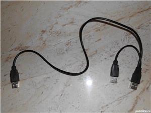 Cablu nou cu un USB pe un capat si cu 2 USB   uri pe celalalt - imagine 9