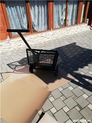 Vând căruț de mana confecționat din fier forjat vopsit. 