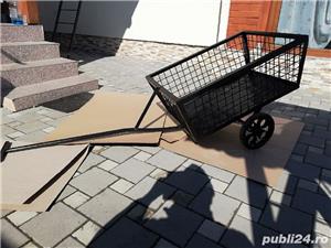 Vând căruț de mana confecționat din fier forjat vopsit. 