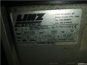De vânzare moto generator Linz 5kva motor Lombardini - imagine 4
