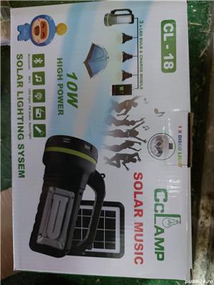 Minikituri fotovoltaice panou solar, acumulator, controller, iluminat, GSM, unele si cu radio, boxa. - imagine 8