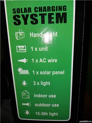 Minikituri fotovoltaice panou solar, acumulator, controller, iluminat, GSM, unele si cu radio, boxa. - imagine 7