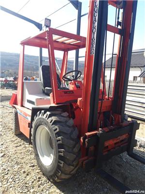 Motostivuitor Manitou, ridica 4 metri / 2,5 tone, anvelope noi, motor nou. - imagine 3