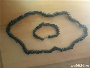 Set agate turcoaz, negru - imagine 2