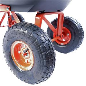 Roabă Basculabilă Fuxtec Cărucior cu 4 Roți FX KW2175 - imagine 4