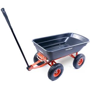 Roabă Basculabilă Fuxtec Cărucior cu 4 Roți FX KW2175 - imagine 3