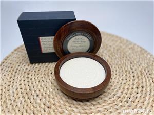 BATH HOUSE sapun natural deosebit ras/barbierit cutie lemn MADE IN UK - imagine 3