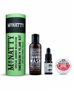 MR.NATTY set/kit Shave/Shower/Beard ingrijire/ras/barbierit MADE IN UK - imagine 3