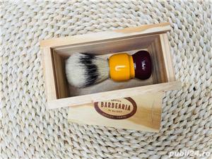BARBEARIA perie pamatuf pentru ras barbierit MADE IN PORTUGALIA - imagine 3