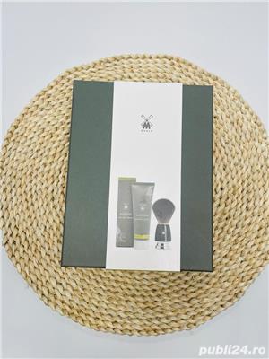 MUHLE set/kit ras/barbierit crema ras si perie/pamatuf MADE IN GERMANY - imagine 2