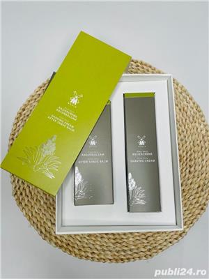 MUHLE set/kit ras/barbierit crema ras si perie/pamatuf MADE IN GERMANY - imagine 7