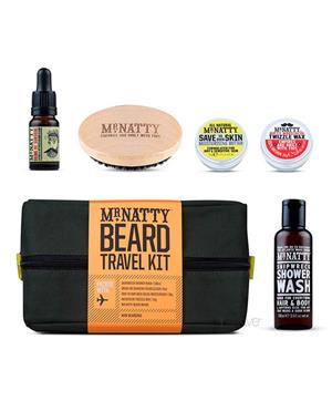 MR.NATTY travel kit/set shave/beard ingrijire/ras/barbierit MADE IN UK