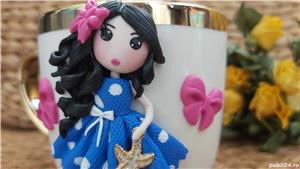 Cadou  pentru fetite, sotie iubita cana papusa - imagine 2