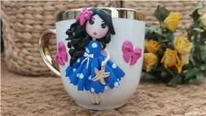 Cadou  pentru fetite, sotie iubita cana papusa - imagine 4