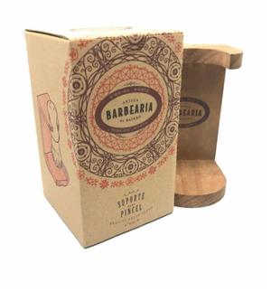 BARBEARIA suport deosebit pt perie/pamatuf ras/barbierit MADE IN PORTUGALIA  - imagine 6