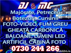 DJ & MC majorate, petreceri, botezuri, cununii, acum de la 250 lei !!!