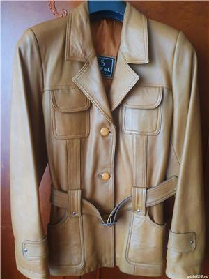 Vând haină din piele cu model deosebit - imagine 5