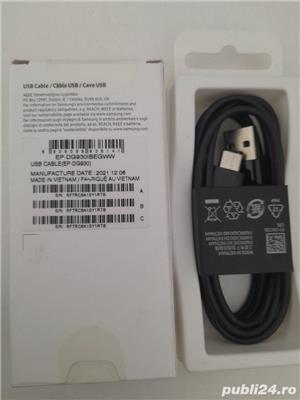 Vând cablu incarcare/date Samsung  fast charge mufa typ C,nou nout  - imagine 6