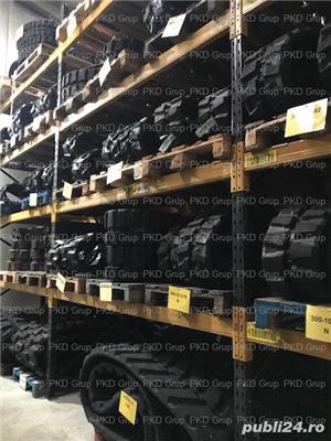 Senile de cauciuc pentru Miniexcavatoare JCB, Komatsu, Volvo, Bobcat - imagine 3