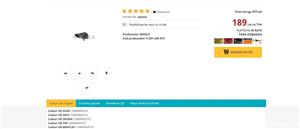 Senzor presiune supraalimentare bosch 0261230073