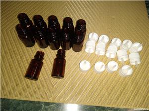 Flacon sticlă 10ml cu picurător și capac