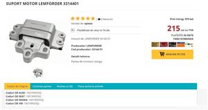 Suport motor lemforder 3314401 - imagine 2