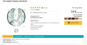 Set saboti frana lpr 00720 - imagine 2