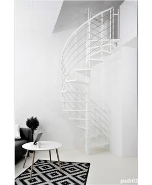 Scara Spirala Venezia Alba   120 cm 