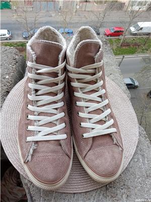 Converse, All Star, piele intoarsa mar. 44, UK 10 (28.5 cm) - imagine 3