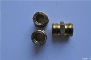 Niplu 3/8M (CH25 sau W20x1/14) filet STANGA   1/2M