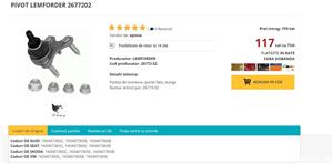 Pivot lemforder 2677202