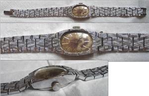 Ceas de dama rusesc LUCH, cal. 1800, 15 rubine, functional