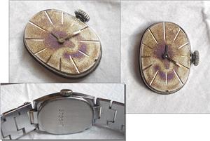 Ceas de dama rusesc LUCH, cal. 1800, 15 rubine, functional - imagine 3