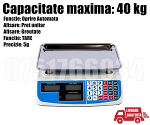 Cantar Masa Legume Fructe Electronic Acumulator 40kg + LIVRARE GRATUITA
