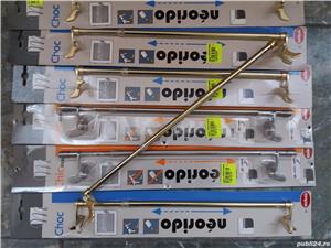 Bara galerie perdea extensibila telescopica tensionabila, fixare in termopane fara gauit, fixare pri