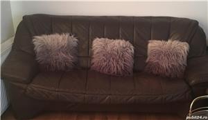 Set- Pat piele naturală 