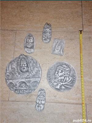 DECEBALUS Rex Dacorum - set plachete gips - imagine 5