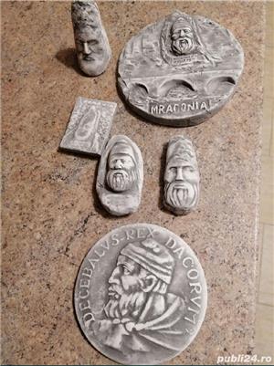 DECEBALUS Rex Dacorum - set plachete gips - imagine 3