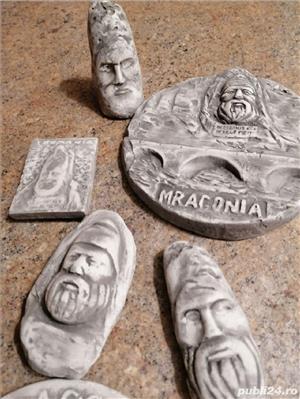 DECEBALUS Rex Dacorum - set plachete gips - imagine 2