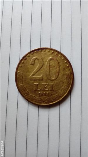 Moneda 20 Lei Stefan cel Mare - imagine 2