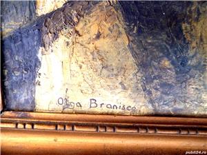 Tablou   Gentiane    semnat  Olga Branisce - imagine 2